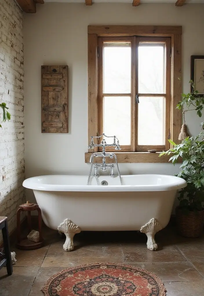 25 Vintage Aesthetic Room Ideas You’ll Want to Copy - 14. Vintage Bathroom Oasis