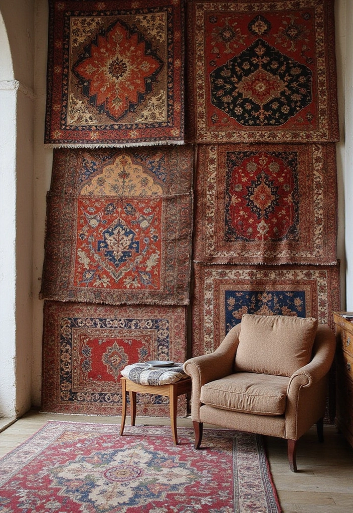 25 Vintage Aesthetic Room Ideas You’ll Want to Copy - 16. Vintage Rugs