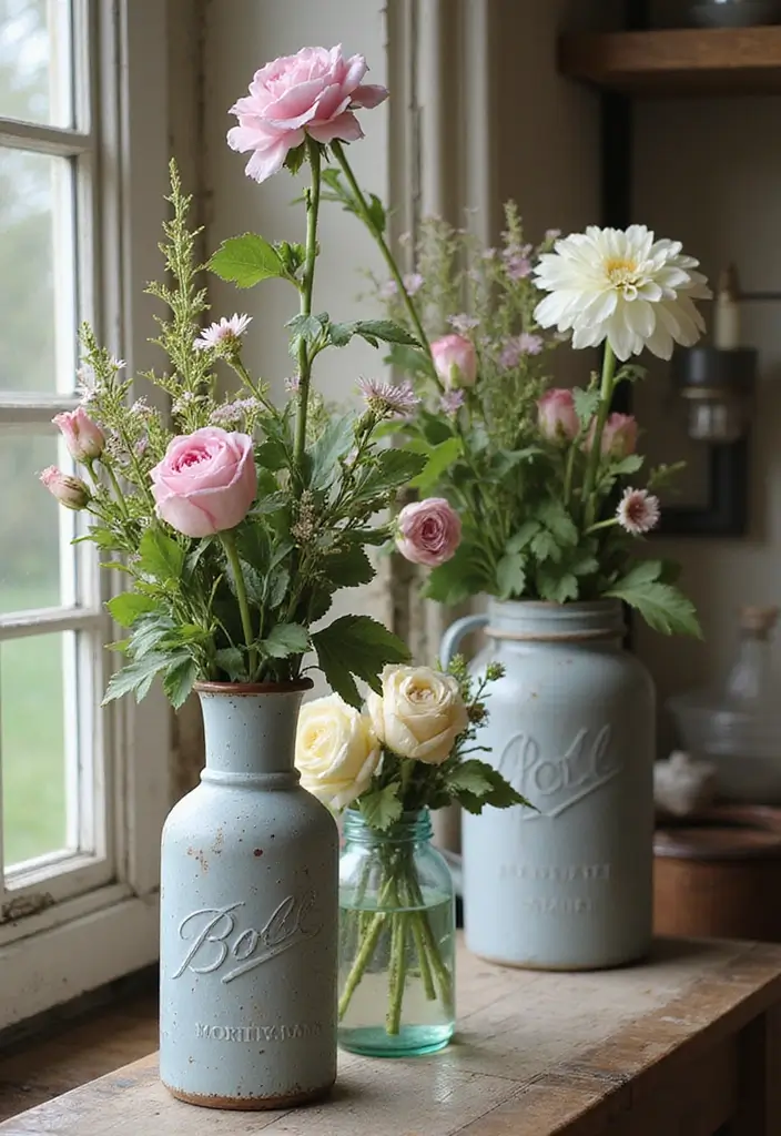 25 Vintage Aesthetic Room Ideas You’ll Want to Copy - 20. Vintage Floral Arrangements
