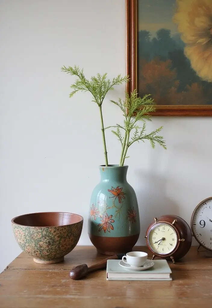 25 Vintage Apartment Decor Ideas to Maximize Small Spaces 10 25 Vintage Apartment Decor Ideas to Maximize Small Spaces - 10. Vintage Accessories