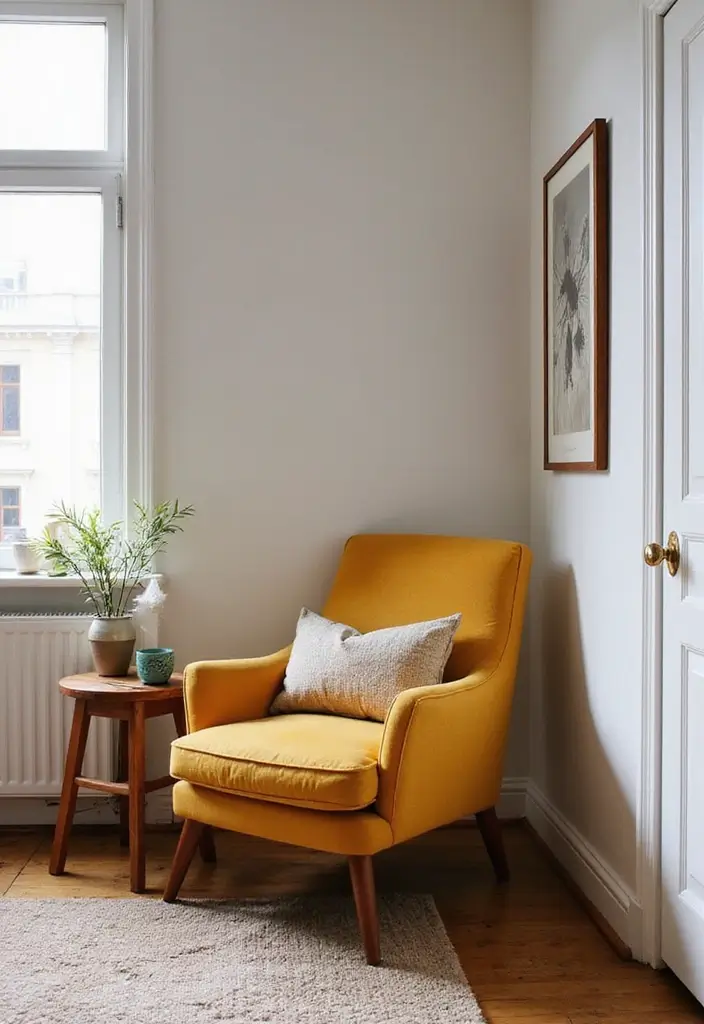 25 Vintage Apartment Decor Ideas to Maximize Small Spaces 16 25 Vintage Apartment Decor Ideas to Maximize Small Spaces - 16. Vintage Accent Chairs