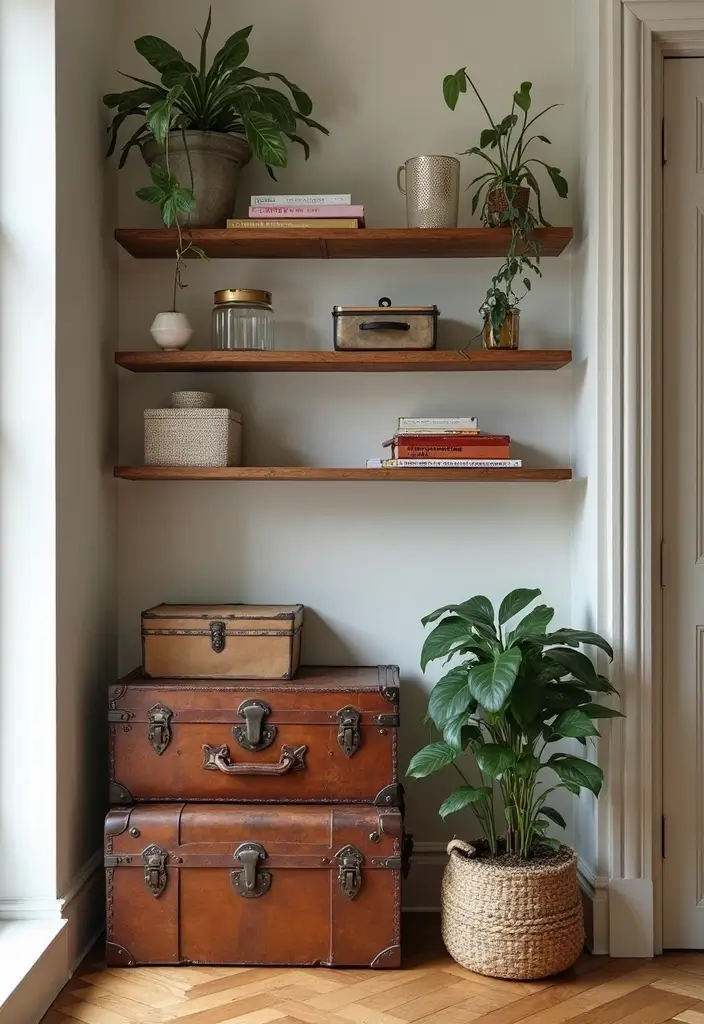 25 Vintage Apartment Decor Ideas to Maximize Small Spaces 5 25 Vintage Apartment Decor Ideas to Maximize Small Spaces - 5. Creative Storage Solutions
