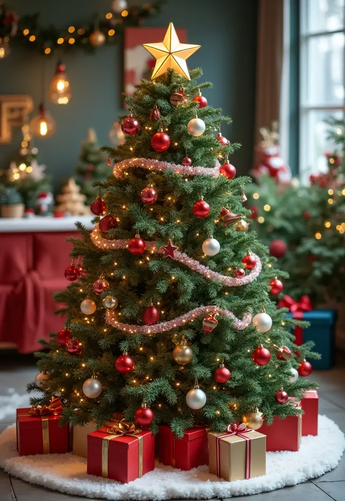 25 Vintage Christmas Tree Ideas That Spark Holiday Magic 23 25 Vintage Christmas Tree Ideas That Spark Holiday Magic - 23. Fun Themed Trees