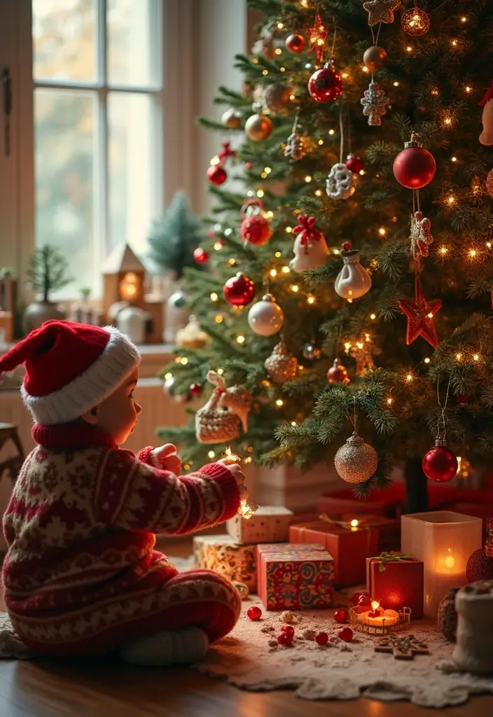 25 Vintage Christmas Tree Ideas That Spark Holiday Magic 24 25 Vintage Christmas Tree Ideas That Spark Holiday Magic - 24. Interactive Tree