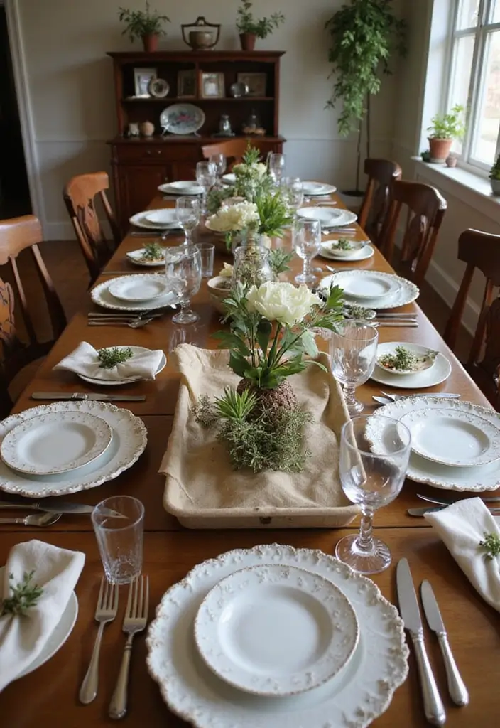 25 Vintage Decoracion Ideas for a Timeless Home 11 25 Vintage Decoracion Ideas for a Timeless Home - 11. Vintage Dining Accessories