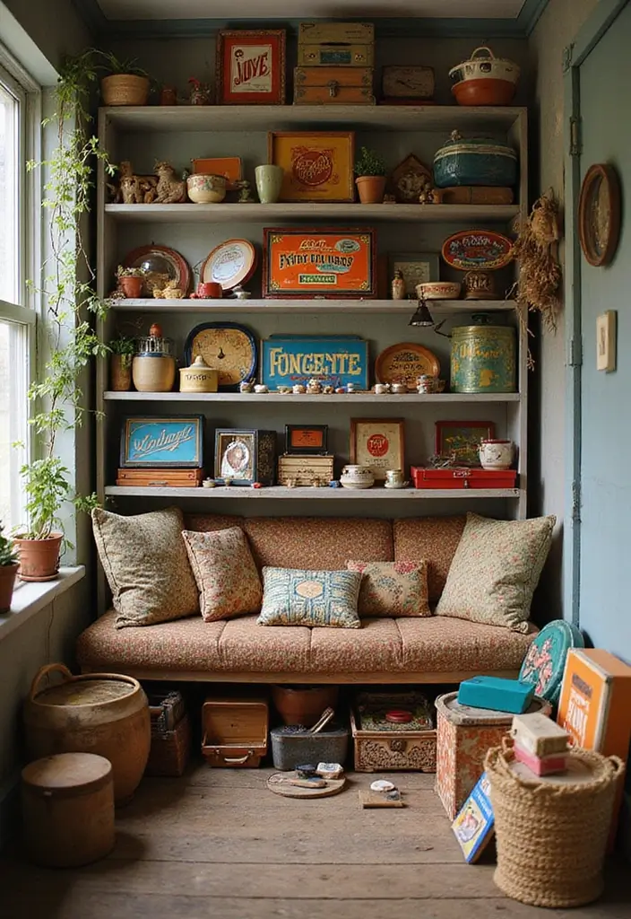 25 Vintage Decoracion Ideas for a Timeless Home 15 25 Vintage Decoracion Ideas for a Timeless Home - 15. Old-School Game Displays