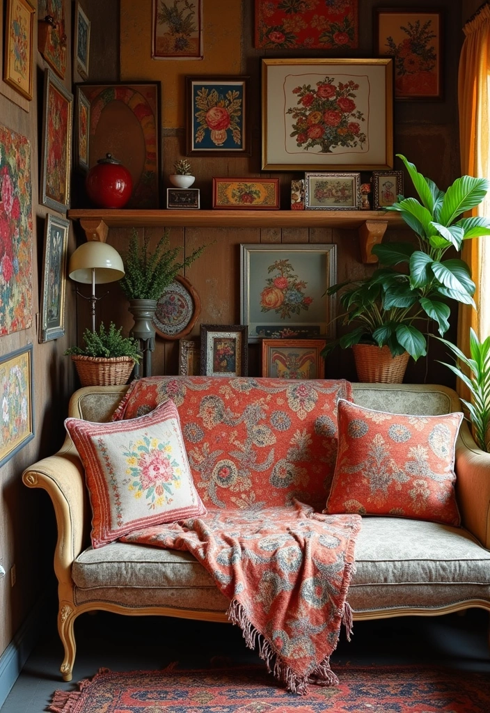 25 Vintage Decoracion Ideas for a Timeless Home 6 25 Vintage Decoracion Ideas for a Timeless Home - 6. Retro Textiles