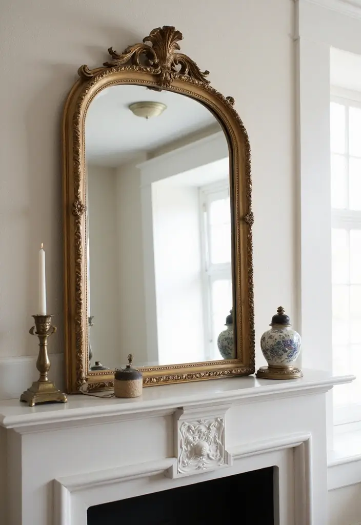 25 Vintage Decoracion Ideas for a Timeless Home 7 25 Vintage Decoracion Ideas for a Timeless Home - 7. Vintage Mirrors