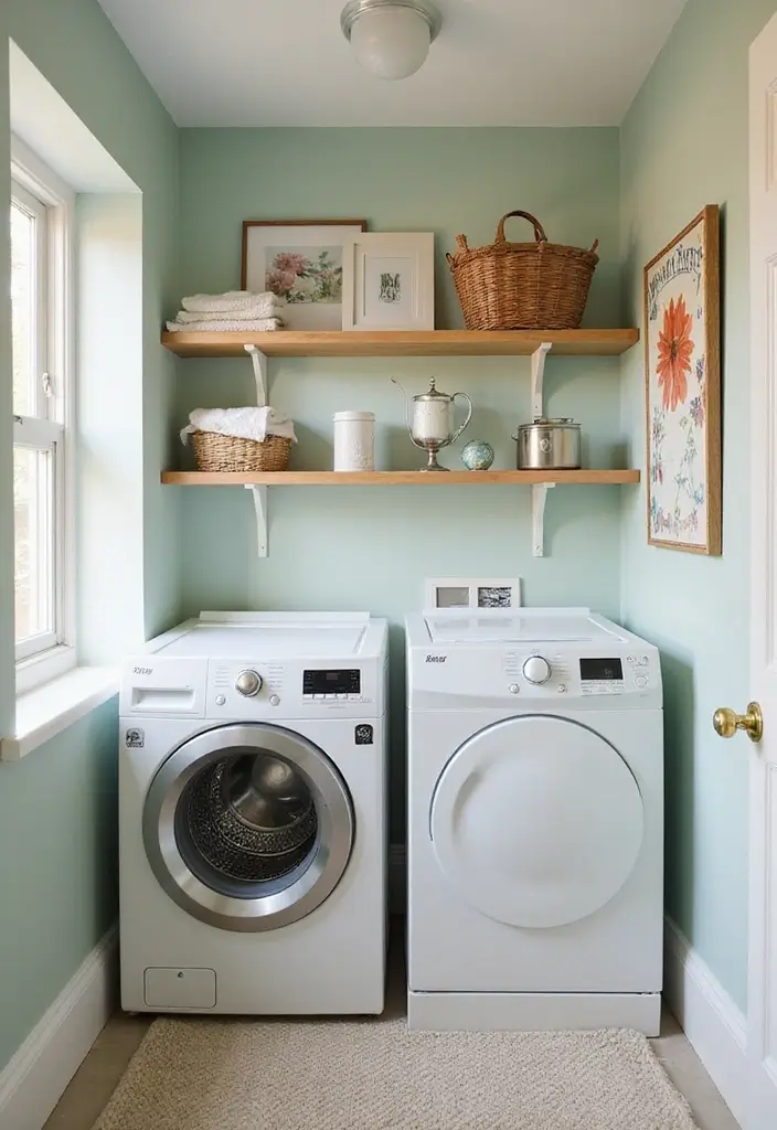 25 Vintage Laundry Room Decor Ideas Full of Charm 13 25 Vintage Laundry Room Decor Ideas Full of Charm - 13. Vintage Color Palette