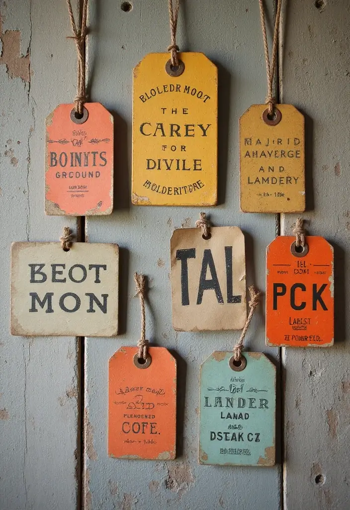25 Vintage Laundry Room Decor Ideas Full of Charm 20 25 Vintage Laundry Room Decor Ideas Full of Charm - 20. Vintage Laundry Tags