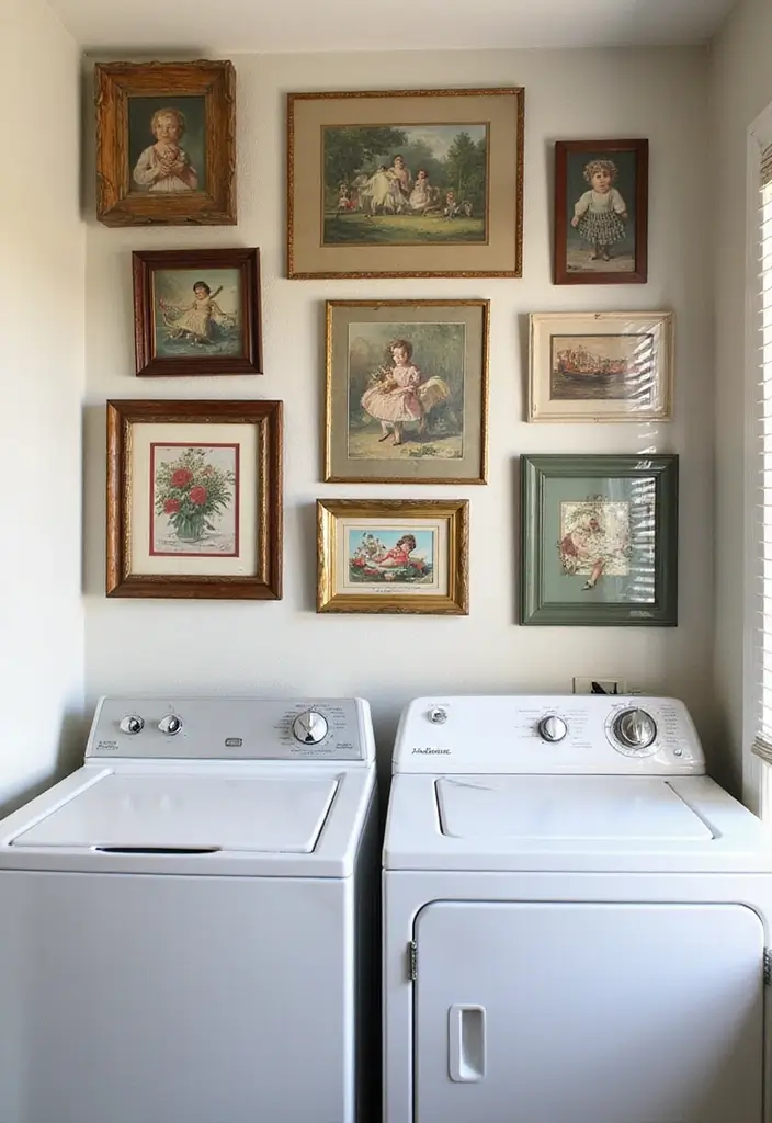 25 Vintage Laundry Room Decor Ideas Full of Charm 21 25 Vintage Laundry Room Decor Ideas Full of Charm - 21. Charming Laundry Art