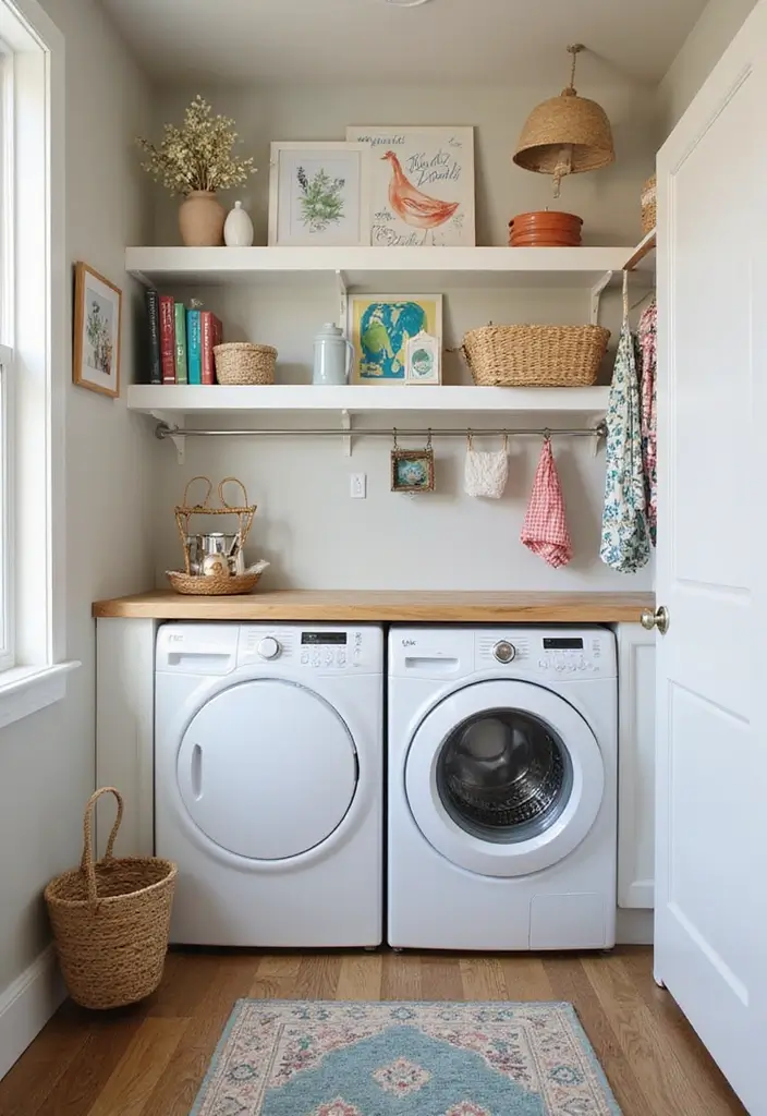 25 Vintage Laundry Room Decor Ideas Full of Charm 24 25 Vintage Laundry Room Decor Ideas Full of Charm - 24. Whimsical Decor Accents