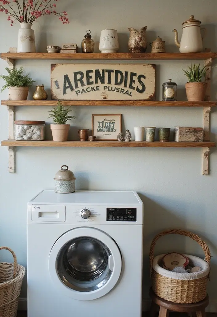 25 Vintage Laundry Room Decor Ideas Full of Charm 5 25 Vintage Laundry Room Decor Ideas Full of Charm - 5. Vintage Signs
