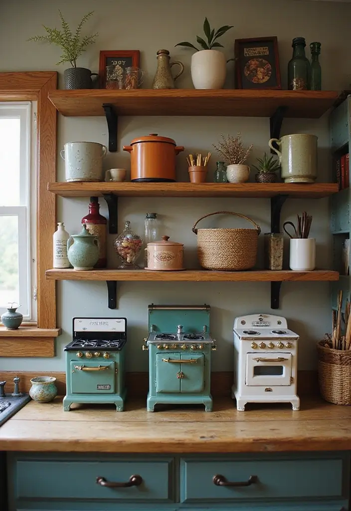 25 Vintage Stoves Ideas That Bring Retro Character Home 18 25 Vintage Stoves Ideas That Bring Retro Character Home - 18. Miniature Vintage Stoves
