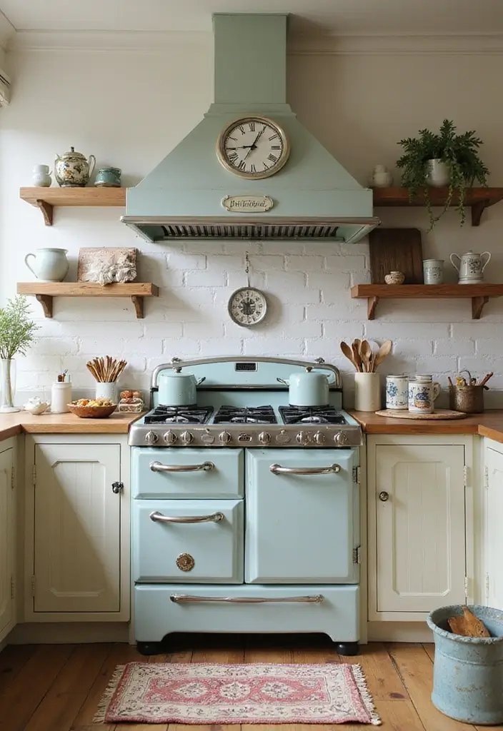 25 Vintage Stoves Ideas That Bring Retro Character Home 25 25 Vintage Stoves Ideas That Bring Retro Character Home - 25. Vintage Stoves with Customization Options