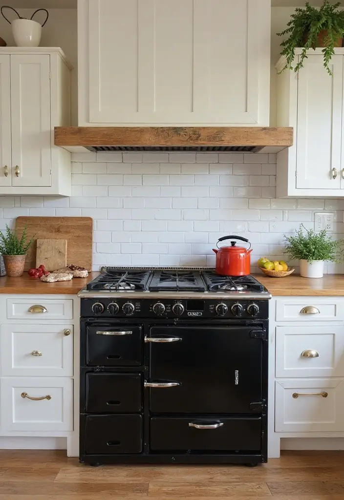 25 Vintage Stoves Ideas That Bring Retro Character Home 7 25 Vintage Stoves Ideas That Bring Retro Character Home - 7. Classic Black Stoves