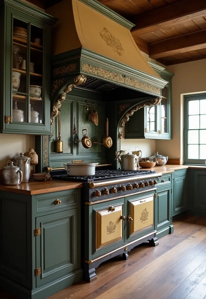 25 Vintage Stoves Ideas That Bring Retro Character Home 8 25 Vintage Stoves Ideas That Bring Retro Character Home - 8. The Vintage Range