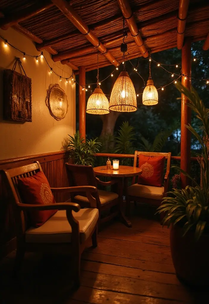 25 Vintage Tiki Decor Ideas with Tropical Retro Vibes 12 25 Vintage Tiki Decor Ideas with Tropical Retro Vibes - 12. Tiki-Themed Lighting