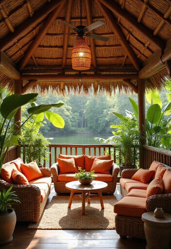 25 Vintage Tiki Decor Ideas with Tropical Retro Vibes 3 25 Vintage Tiki Decor Ideas with Tropical Retro Vibes - 3. Bamboo Furniture