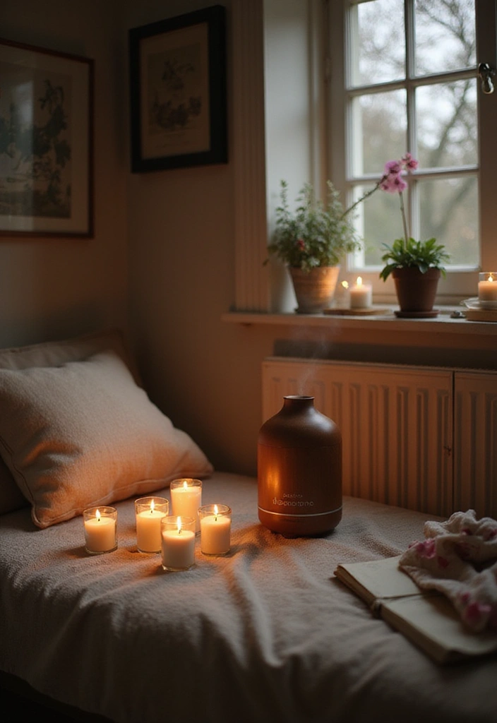 26 Cuartos Aesthetic Vintage Inspiraciones para Jóvenes 21 26 Cuartos Aesthetic Vintage Inspiraciones para Jóvenes - 21. Aromas y Ambiente