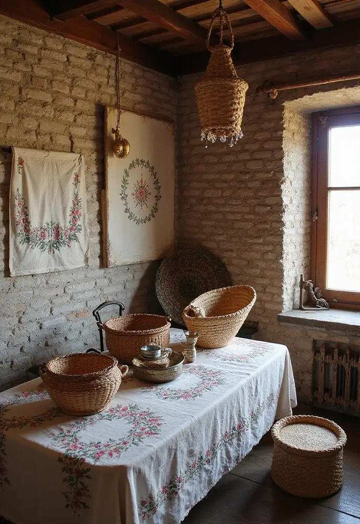 26 Eclectic Vintage Decor Ideas for a Stylish Home 13 26 Eclectic Vintage Decor Ideas for a Stylish Home - 13. Vintage Textiles