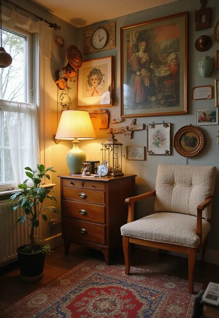 26 Eclectic Vintage Decor Ideas for a Stylish Home 2 26 Eclectic Vintage Decor Ideas for a Stylish Home - 2. Thrifted Finds