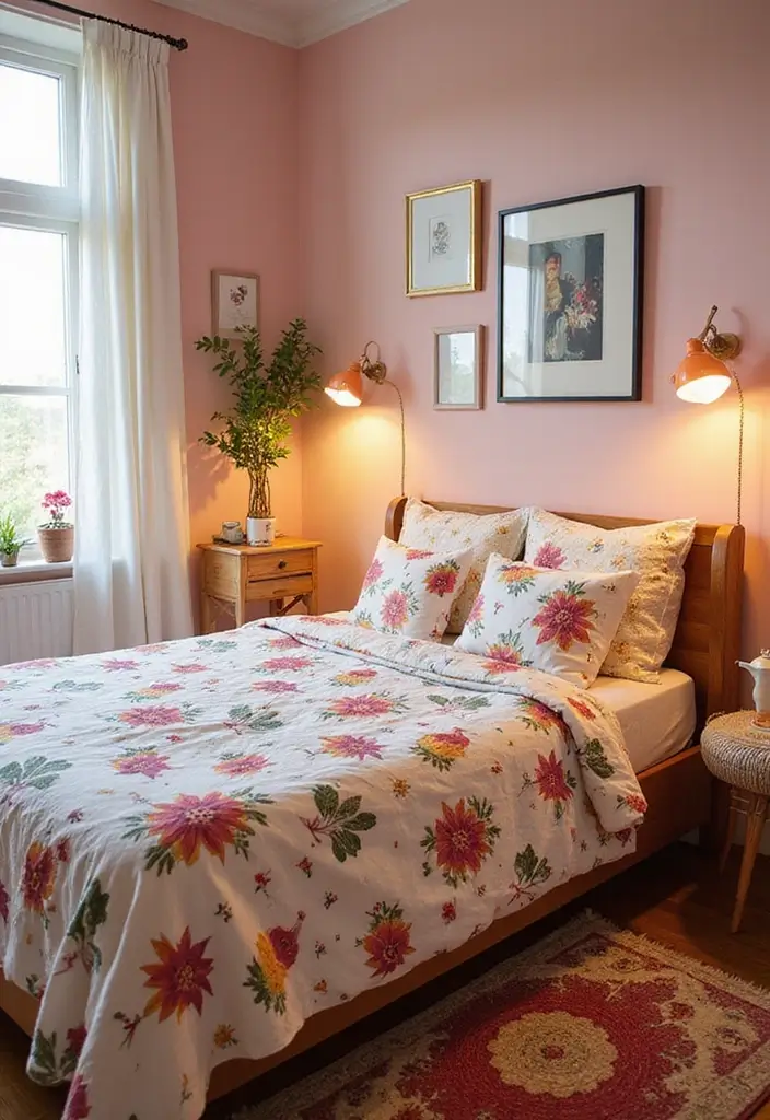 26 Retro Bedrooms That Feel Playful and Stylish 23 26 Retro Bedrooms That Feel Playful and Stylish - 23. Embrace Whimsy