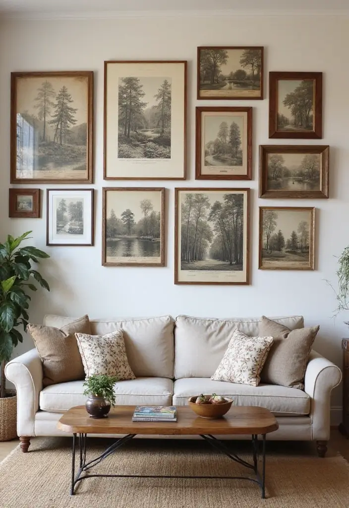 26 Rustic Vintage Decor Ideas That Blend Old and Cozy 21 26 Rustic Vintage Decor Ideas That Blend Old and Cozy - 21. Rustic Wall Art