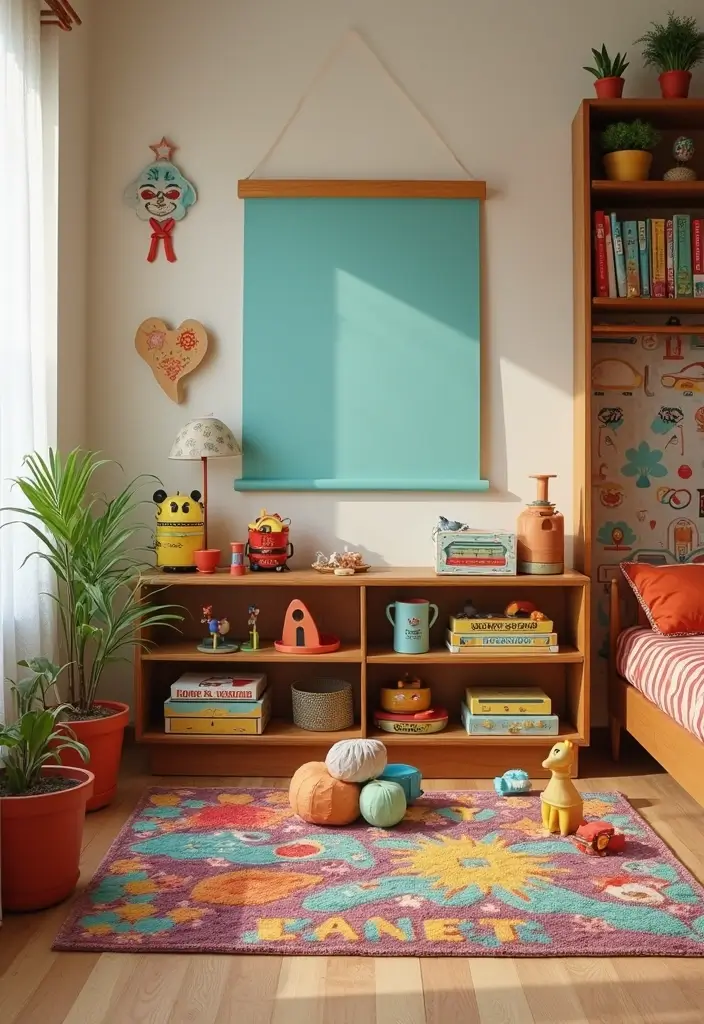 26 Vintage Kids Room Inspirations Full of Warmth 14 26 Vintage Kids Room Inspirations Full of Warmth - 14. Toy Play Zones