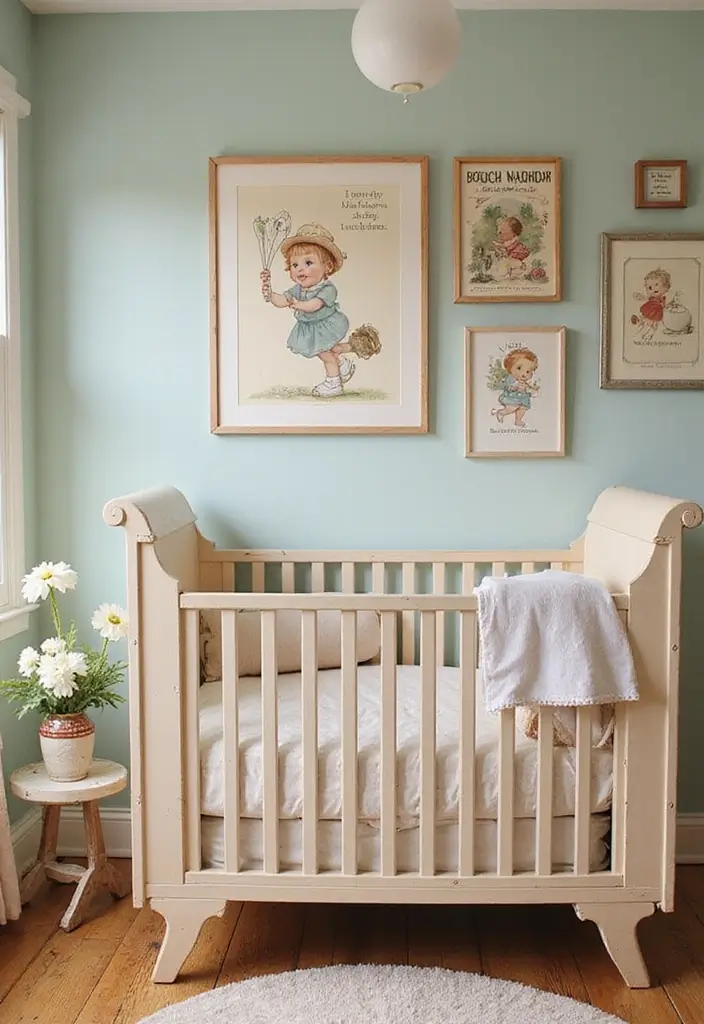 26 Vintage Kids Room Inspirations Full of Warmth 17 26 Vintage Kids Room Inspirations Full of Warmth - 17. Nostalgic Nursery Themes
