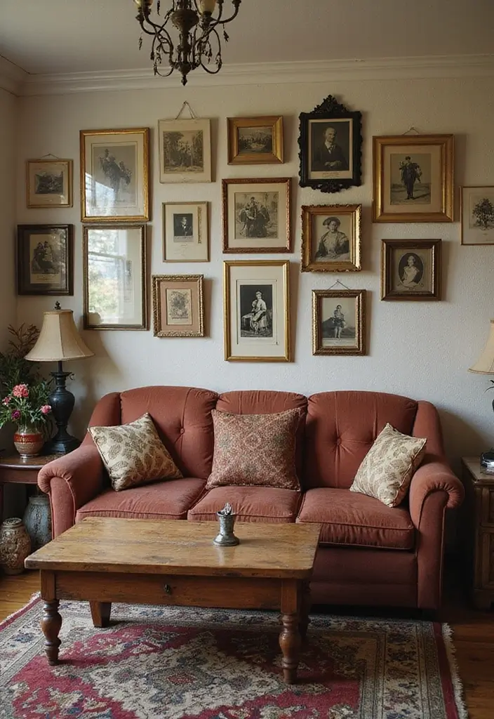26 Vintage Living Room Designs That Feel Cozy and Classic 7 26 Vintage Living Room Designs That Feel Cozy and Classic - 7. Vintage Accessories and Accents