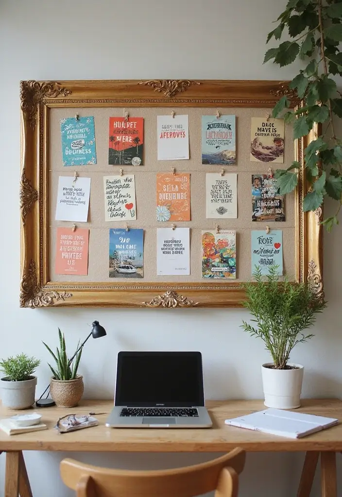 26 Vintage Office Decor Ideas That Mix Work and Style 15 26 Vintage Office Decor Ideas That Mix Work and Style - 15. Vintage Pinboards