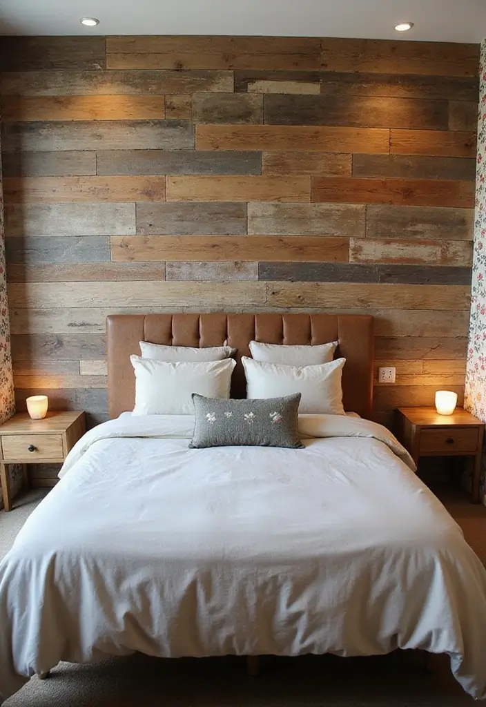 27 Bedroom Vintage Ideas That Bring Timeless Charm - 3. Textured Wall Treatments