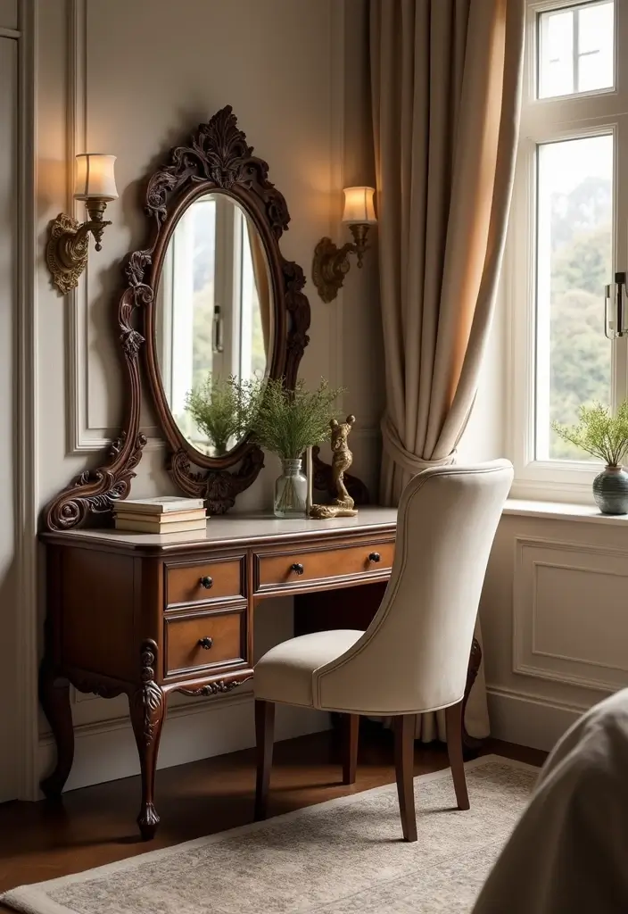 27 Bedroom Vintage Ideas That Bring Timeless Charm - 6. Antique Furniture Ideas