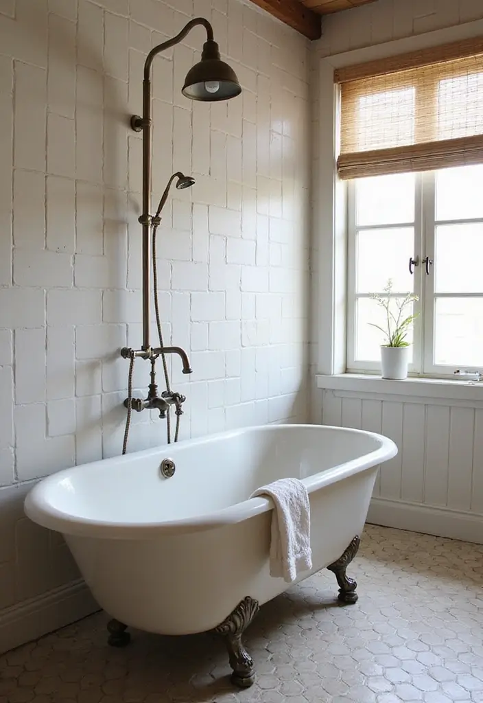 27 Retro Bathroom Ideas That Feel Playful and Unique 5 27 Retro Bathroom Ideas That Feel Playful and Unique - 5. Vintage Fixtures