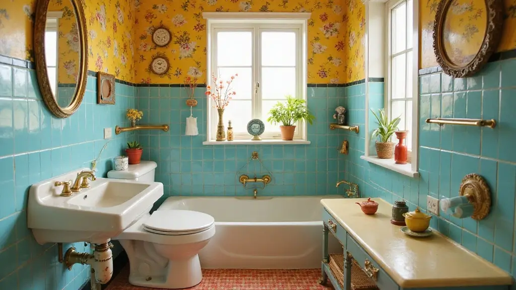 27 Retro Bathroom Ideas That Feel Playful and Unique