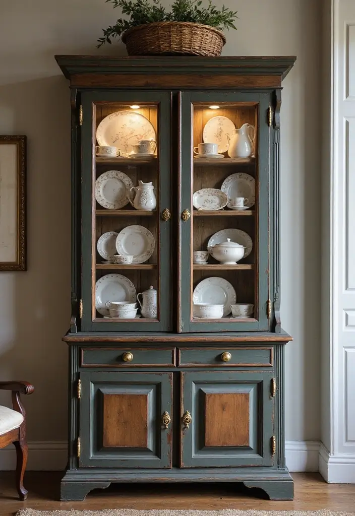 27 Retro Room Decor Inspirations That Feel Nostalgic 25 27 Retro Room Decor Inspirations That Feel Nostalgic - 25. Retro Display Cabinets