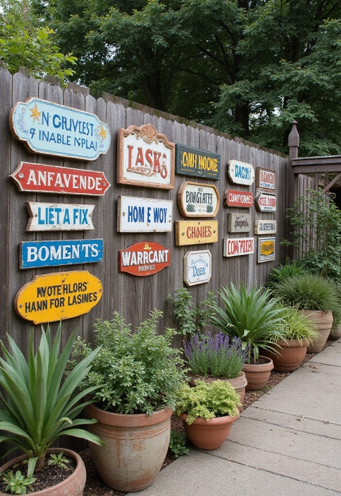 27 Retro Room Decor Inspirations That Feel Nostalgic 26 27 Retro Room Decor Inspirations That Feel Nostalgic - 26. Vintage Outdoor Signs
