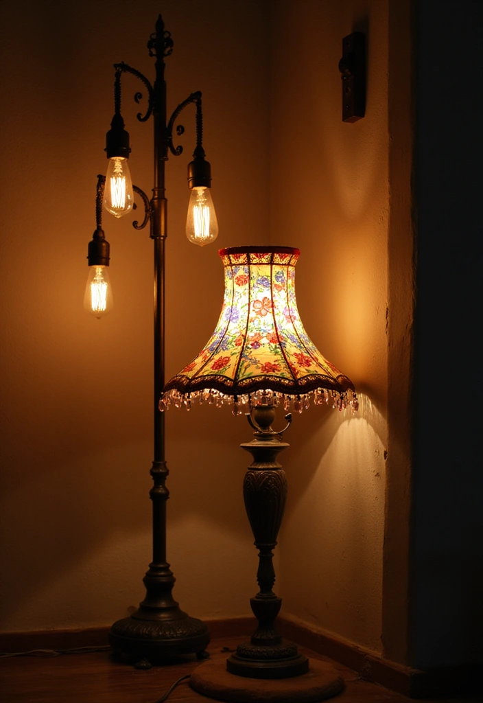 27 Retro Room Decor Inspirations That Feel Nostalgic 5 27 Retro Room Decor Inspirations That Feel Nostalgic - 5. Retro Lighting Fixtures
