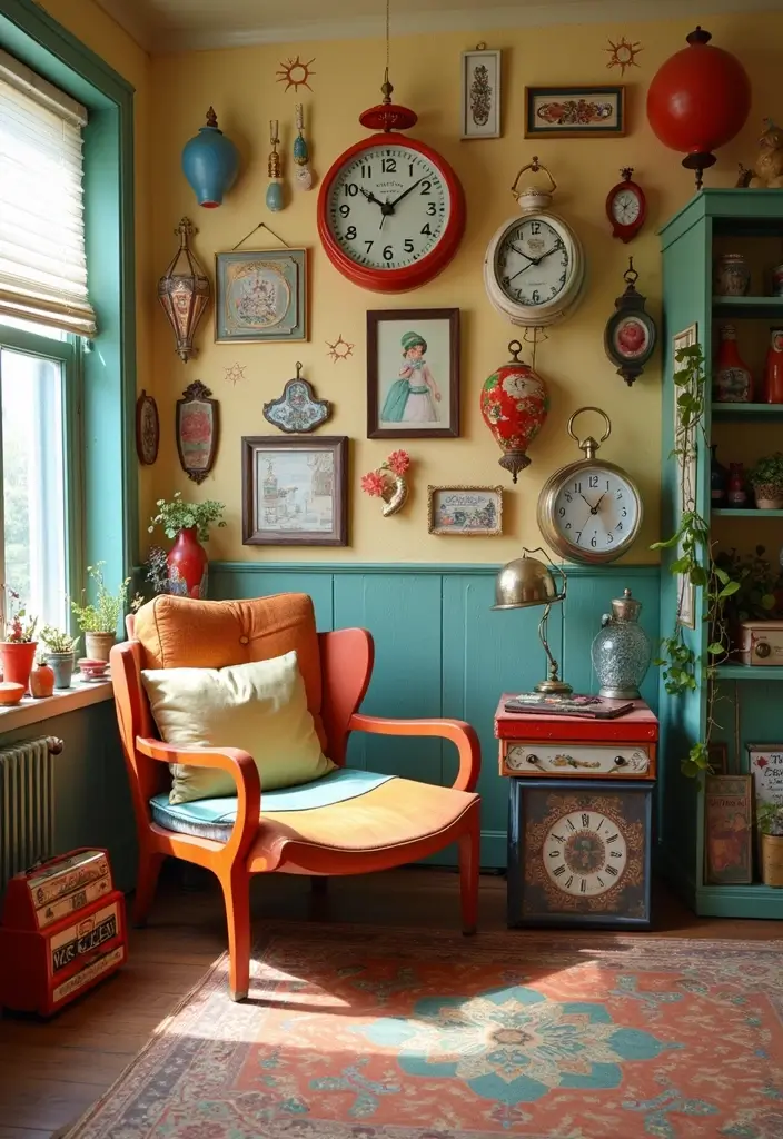 27 Retro Room Decor Inspirations That Feel Nostalgic 6 27 Retro Room Decor Inspirations That Feel Nostalgic - 6. Playful Accessories