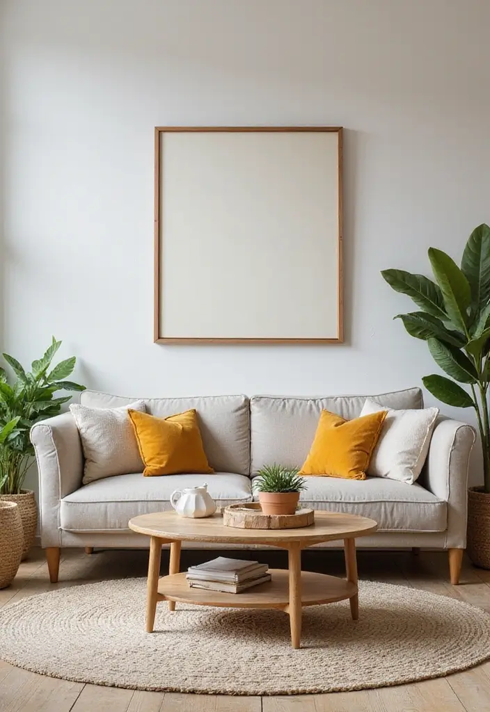 27 Sala Vintage Inspirações Para Sua Casa 11 27 Sala Vintage Inspirações Para Sua Casa - 11. Cores Neutras com Acentos Vintage