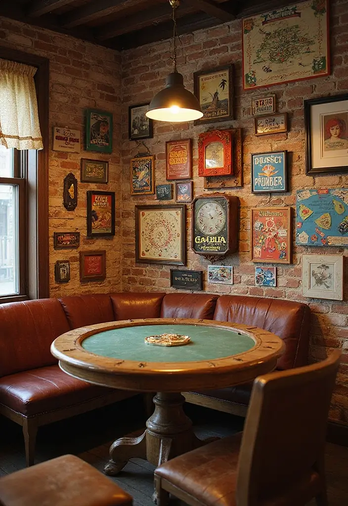 27 Vintage Sports Decor Inspirations for Game Lovers 11 27 Vintage Sports Decor Inspirations for Game Lovers - 11. Nostalgic Game Decor