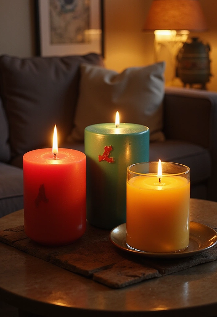 27 Vintage Sports Decor Inspirations for Game Lovers 15 27 Vintage Sports Decor Inspirations for Game Lovers - 15. Game Day Candles