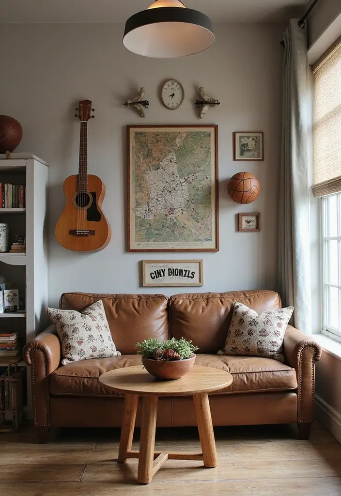 27 Vintage Sports Decor Inspirations for Game Lovers 26 27 Vintage Sports Decor Inspirations for Game Lovers - 26. Sports Theme Artisanship