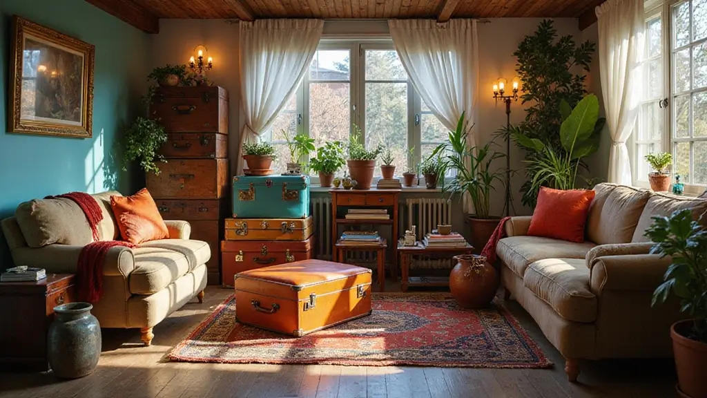 27 Vintage Suitcase Decor Inspirations for Creative Homes