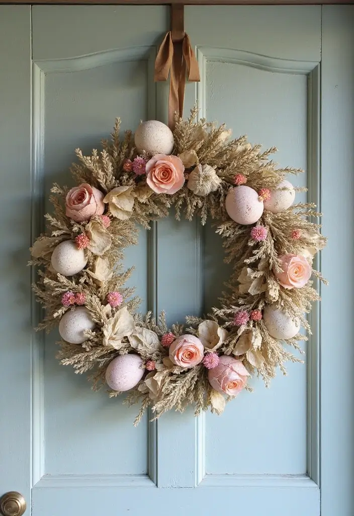 28 Easter Decorations Vintage Ideas for a Charming Holiday 8 28 Easter Decorations Vintage Ideas for a Charming Holiday - 8. Vintage Floral Wreaths