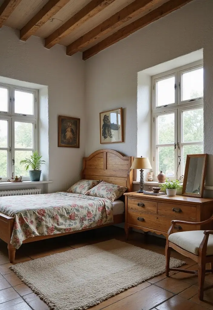 28 Quarto Vintage Feminino Inspirações Cheias de Charme - 1. Móveis de Madeira Reciclada