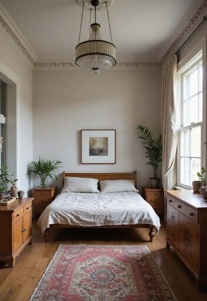 28 Quarto Vintage Feminino Inspirações Cheias de Charme - 24. Estilo Vintage com Toque Moderno