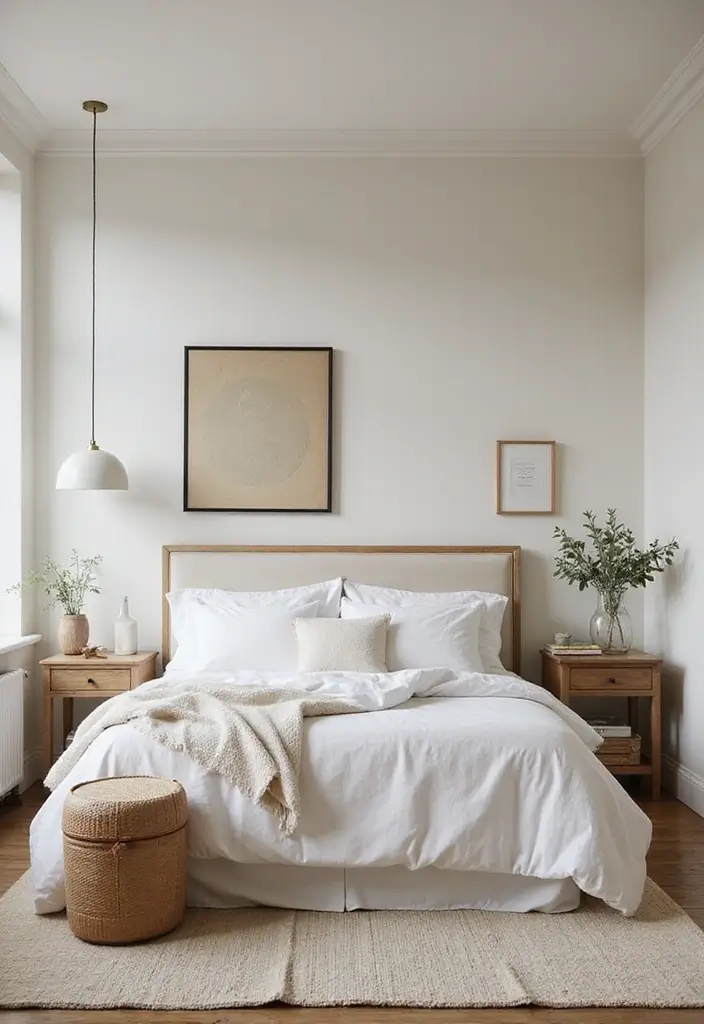 28 Quarto Vintage Feminino Inspirações Cheias de Charme - 27. Estilo Minimalista Vintage