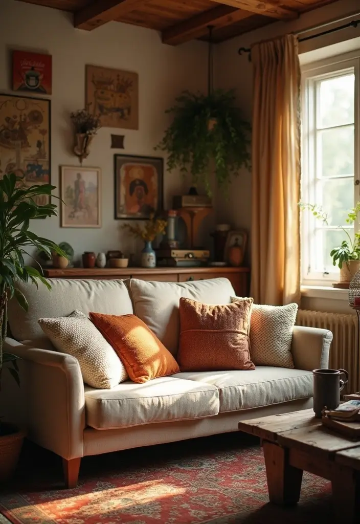 28 Room Ideas Vintage That Transform Any Space 10 28 Room Ideas Vintage That Transform Any Space - 10. Warm Vintage Living Space